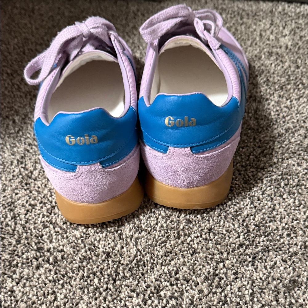 Gola Lavender and Blue Classic Athletic Sneakers - Picture 4 of 5